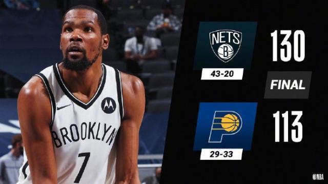 乐彩网互动社区-高效杜兰特轻松轰下42分 化身组织前锋助飞篮网